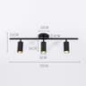 Gold Double Or Triple Head LED Surface Mounted Ceiling Spotlight 5