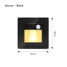 2W Recessed LED Motion Sensor Stair Step Wall Light With Mounting Box 5