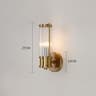 Modern Gold Double Head Up And Down Wall Sconce For Bedroom And Hallway 2