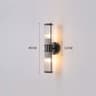 Modern Gold Double Head Up And Down Wall Sconce For Bedroom And Hallway 3