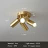 Luxury Copper Finish Adjustable GU10 Ceiling Spotlight For Hallway And Cloakroom 3