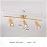 Minimalist Wooden Ceiling Spotlights For Living Room And Retail Displays 6