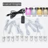 5V USB Mini LED Swivel Spotlights With Dimming Switch For Cabinet And Display Lighting 16