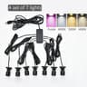 5V USB Mini LED Swivel Spotlights With Dimming Switch For Cabinet And Display Lighting 10