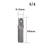 14Inch Hex Shank To Square Drive Socket Adapter Chrome Vanadium Steel 2
