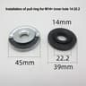 M14 Quick Release SelfLocking Angle Grinder Flange Nut Pressure Plate 6