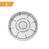 32mm Round Acrylic Bubble Spirit Level For Horizontal Surface Alignment 4