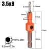 8mm 10mm Hex Shank Countersink Drill Bit For Woodworking And Screw Holes 5