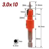 8mm 10mm Hex Shank Countersink Drill Bit For Woodworking And Screw Holes 1