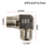 90 Degree Brass Air Compressor Check Valve Elbow With 65mm Male Thread 3