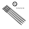 4Piece 100mm Long Screwdriver Bit Set With 14Inch Hex Shank 3