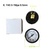 Y40 Y50 0180 PSI Air Compressor Pressure Gauge For Gas And Liquid Monitoring 9