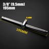 Sliding TBar Socket Wrench Handle 14 38 12 Inch Drive For Auto Repair 3