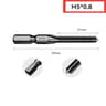 HSS 6542 Hex Shank Metric Thread Tap M25M12 Straight Flute Threading Tool 3