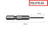 HSS 6542 Hex Shank Metric Thread Tap M25M12 Straight Flute Threading Tool 1