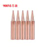 5Piece 900MT Pure Copper Soldering Iron Tips 4mm6mm Replacement Set 10