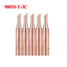 5Piece 900MT Pure Copper Soldering Iron Tips 4mm6mm Replacement Set 2