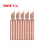 5Piece 900MT Pure Copper Soldering Iron Tips 4mm6mm Replacement Set 11