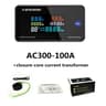 KWSAC300 Digital AC Voltmeter Ammeter 50300V 100A Power Energy Meter 1