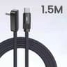 100W LShape USBC To USBC Flat Fast Charging Cable For IPhone 15 16 17 Huawei OPPO And Honor 2