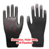 Black PU Coated AntiSlip Work Gloves For Gardening Automotive Repair And Machinery 5