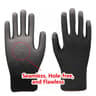 Black PU Coated AntiSlip Work Gloves For Gardening Automotive Repair And Machinery 3