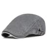 Vintage Washed Denim Newsboy Cap Retro Beret Painter Hat With Short Brim 4