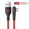 120W USB To TypeC Fast Charging Cable 90 Degree Right Angle Charger Cord 3