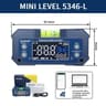 Compact Dual Axis Angle Meter With Magnetic Base And Bubble Level 2