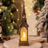 Festive Christmas LED Lantern Night Light With Santa And Snowman 1