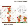 Festive Gingerbread Christmas Kitchen Towels For Holiday Home Decor 1