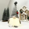 Cozy Christmas Gnome Doll Ornament With Knitted Hat And Reindeer Design 2