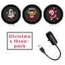 USB Christmas LED Projector Night Light With Santa And Reindeer Patterns 1
