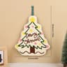 Cute Christmas Coral Fleece Hand Towel With Gingerbread And Snowman Designs 2