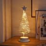 Elegant Wrought Iron Christmas Tree Tabletop Ornament For Holiday Decor 4