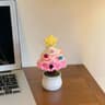Handmade Crochet Christmas Tree Ornament For Cozy Holiday Tabletop Decor 2