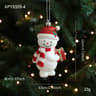 Cute Red And White Christmas Tree Hanging Ornaments For Festive Home Decor 1