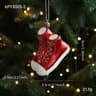 Cute Red And White Christmas Tree Hanging Ornaments For Festive Home Decor 7