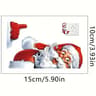 Cute Santa And Snowman Christmas Light Switch Wall Stickers 1