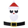 Cute Christmas Felt Door And Window Stickers With Santa Snowman And Reindeer 4
