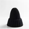 Cozy Unisex Rolled Edge Knit Beanie Hat For Winter Warmth 1