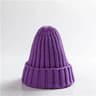 Cozy Unisex Rolled Edge Knit Beanie Hat For Winter Warmth 9