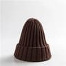 Cozy Unisex Rolled Edge Knit Beanie Hat For Winter Warmth 2