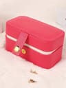 Portable Travel Jewelry Organizer Box With Leather Finish 4
