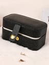 Portable Travel Jewelry Organizer Box With Leather Finish 3
