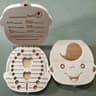 Wooden Baby Tooth Keepsake Box Childhood Memory Organizer For Boys Girls 1