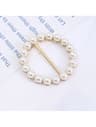 Elegant Pearl Rhinestone Waist Tightening Clips Decorative Clothing Pins For Women 2