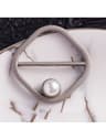 Elegant Pearl Rhinestone Waist Tightening Clips Decorative Clothing Pins For Women 1