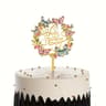 Happy Birthday Cake Topper Decorative Insert Pick For Party Cake Decorations 3