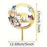 Happy Birthday Cake Topper Decorative Insert Pick For Party Cake Decorations 2